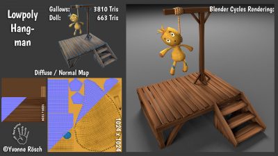 3D Environment – Hangman & Co